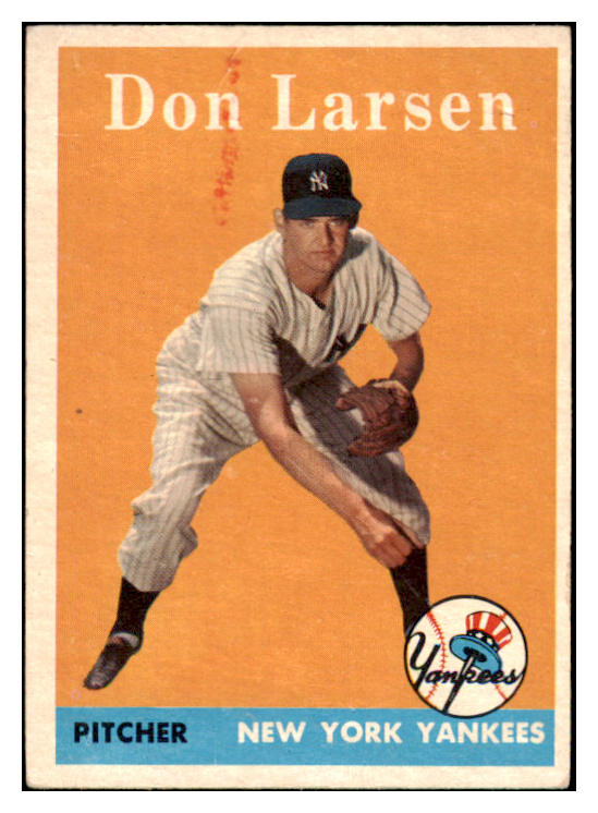 1958 Topps Baseball #161 Don Larsen Yankees GD-VG 470161