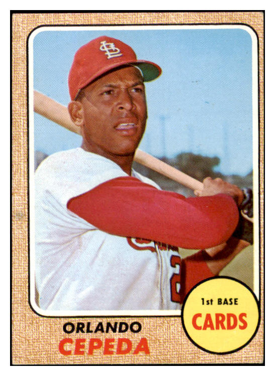 1968 Topps Baseball #200 Orlando Cepeda Cardinals VG-EX 470164
