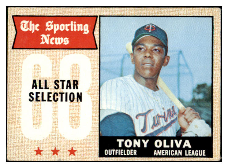 1968 Topps Baseball #371 Tony Oliva A.S. Twins VG-EX 470172