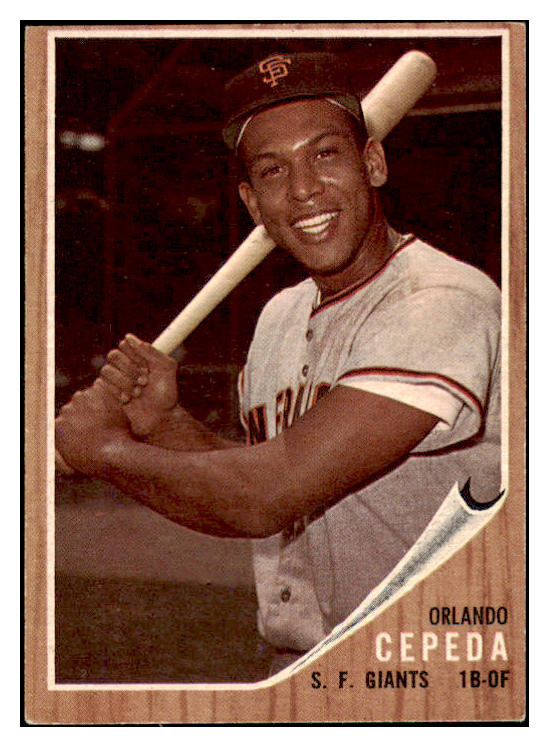 1962 Topps Baseball #040 Orlando Cepeda Giants VG-EX 470175