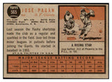 1962 Topps Baseball #565 Jose Pagan Giants VG-EX 470189