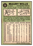 1967 Topps Baseball #570 Maury Wills Pirates VG-EX 470234
