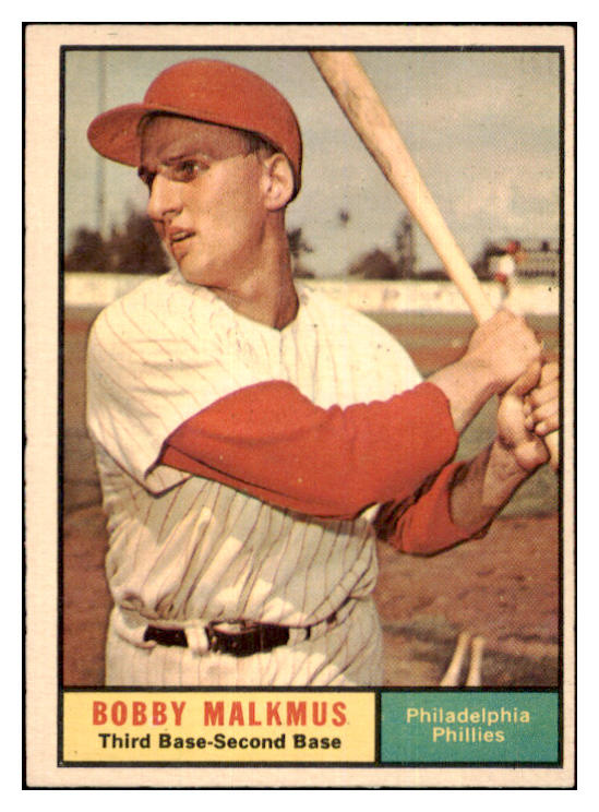 1961 Topps Baseball #530 Bobby Malkmus Phillies EX-MT 470318