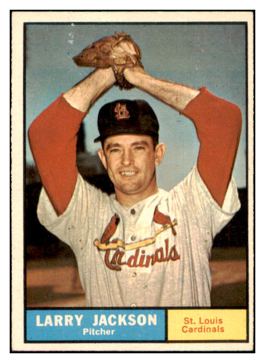 1961 Topps Baseball #535 Larry Jackson Cardinals EX-MT 470326