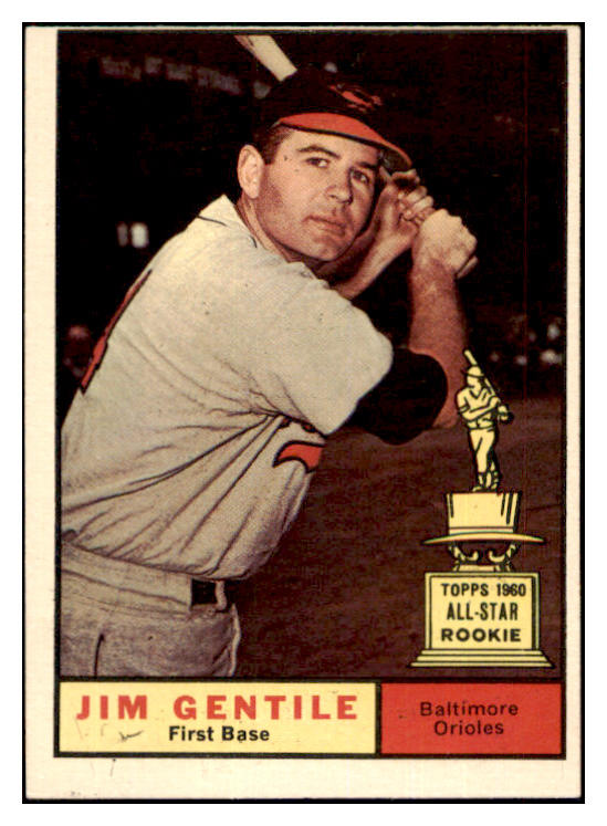 1961 Topps Baseball #559 Jim Gentile Orioles EX 470345