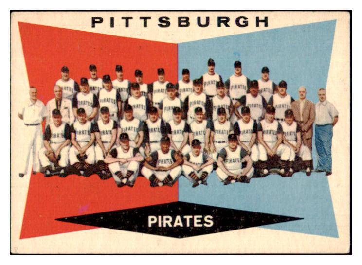 1960 Topps Baseball #484 Pittsburgh Pirates Team GD-VG 470374