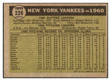 1961 Topps Baseball #228 New York Yankees Team VG-EX 470376