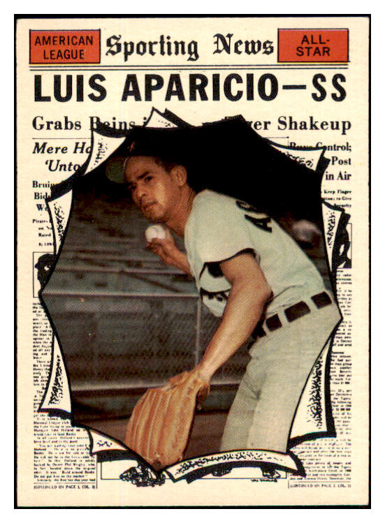 1961 Topps Baseball #574 Luis Aparicio A.S. White Sox EX-MT 470396