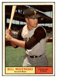 1961 Topps Baseball #430 Bill Mazeroski Pirates VG-EX 470412