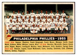 1956 Topps Baseball #072 Philadelphia Phillies Team GD-VG Dated 470414