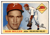 1955 Topps Baseball #157 Bob Miller Phillies VG 470432