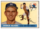 1955 Topps Baseball #188 Charlie Silvera Yankees VG 470436