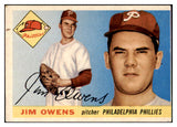 1955 Topps Baseball #202 Jim Owens Phillies VG 470437