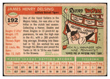 1955 Topps Baseball #192 Jim Delsing Tigers VG 470439