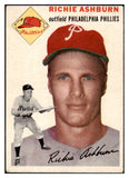 1954 Topps Baseball #045 Richie Ashburn Phillies VG 470446