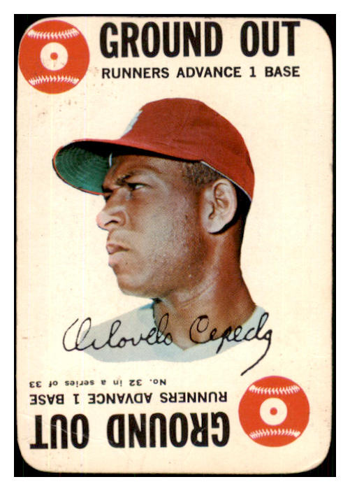 1968 Topps Baseball Game #032 Orlando Cepeda Cardinals VG-EX 470463