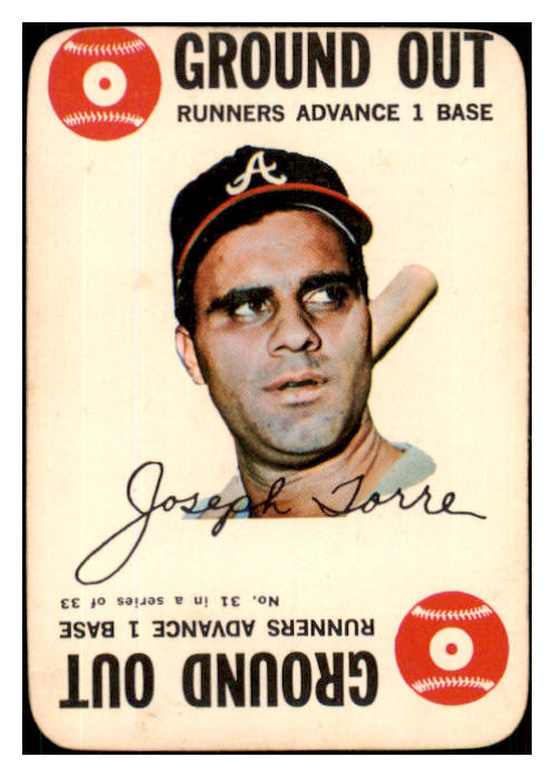 1968 Topps Baseball Game #031 Joe Torre Braves VG-EX 470464