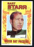 1971 Topps Football Pin Up #010 Bart Starr Packers EX-MT 470519