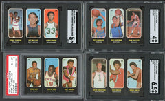 1971 Topps Trio Sticker Complete Set Alcindor Maravich West 470543