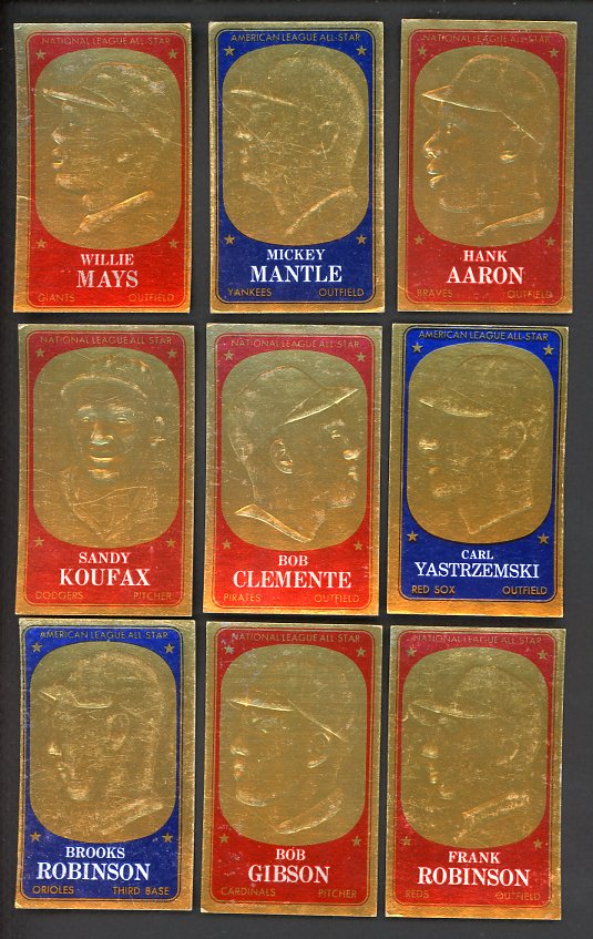 1965 Topps Embossed Complete Set Mid Grade Mantle Clemente 470548