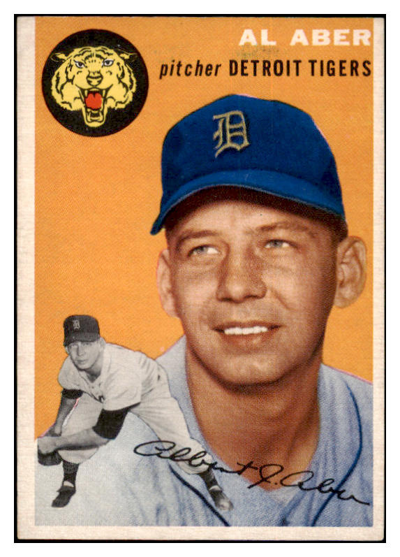 1954 Topps Baseball #238 Al Aber Tigers NR-MT 470661