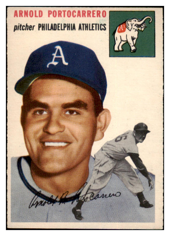 1954 Topps Baseball #214 Arnold Portocarrero A's NR-MT 470663