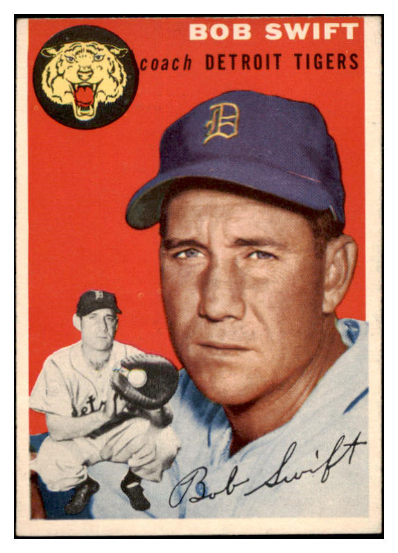 1954 Topps Baseball #065 Bob Swift Tigers EX-MT 470671
