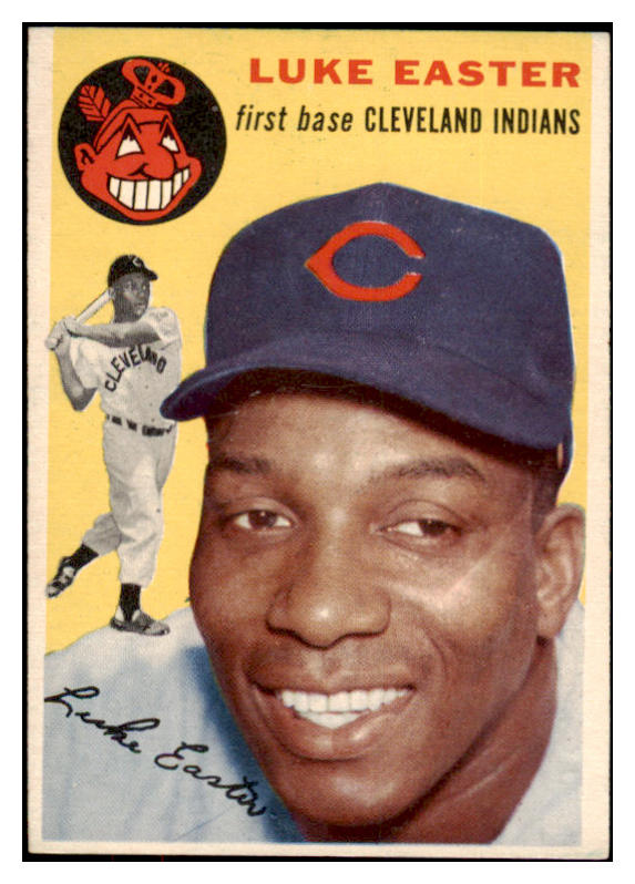 1954 Topps Baseball #023 Luke Easter Indians EX-MT 470683