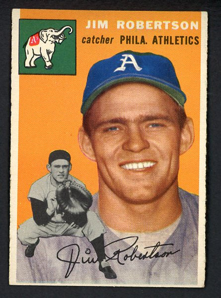 1954 Topps Baseball #149 Jim Robertson A's EX-MT 470687