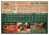 1954 Topps Baseball #149 Jim Robertson A's EX-MT 470687