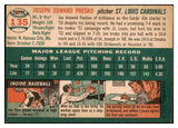 1954 Topps Baseball #135 Joe Presko Cardinals EX-MT 470690