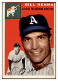 1954 Topps Baseball #112 Bill Renna A's EX-MT 470691