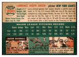 1954 Topps Baseball #200 Larry Jansen Giants EX-MT 470711