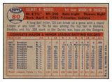 1957 Topps Baseball #080 Gil Hodges Dodgers VG-EX 470755