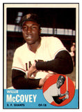 1963 Topps Baseball #490 Willie McCovey Giants EX+/EX-MT 470763