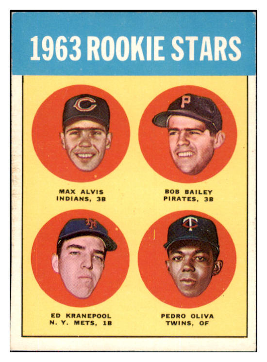 1963 Topps Baseball #228 Tony Oliva Twins EX+/EX-MT 470764