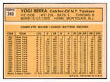 1963 Topps Baseball #340 Yogi Berra Yankees EX+/EX-MT 470765