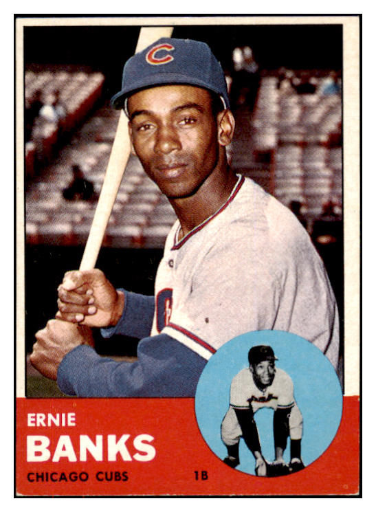 1963 Topps Baseball #380 Ernie Banks Cubs EX-MT 470768