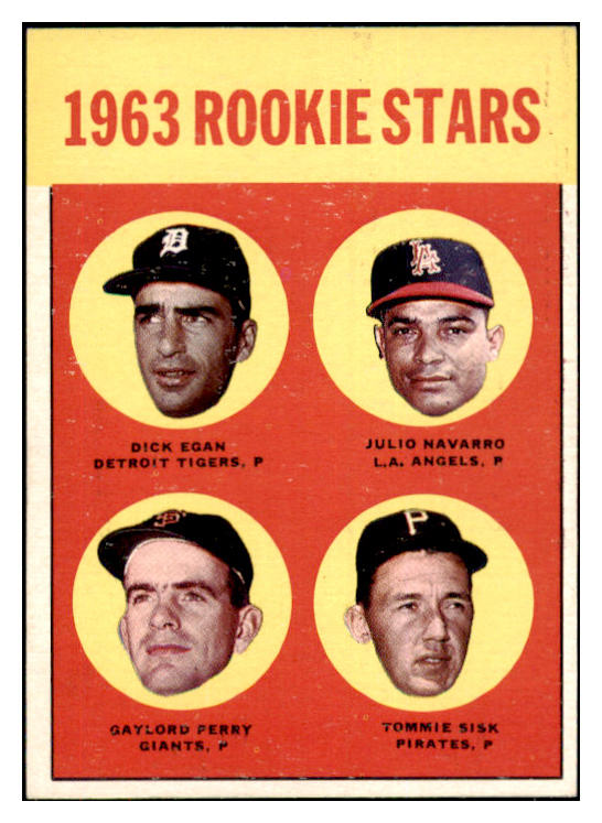 1963 Topps Baseball #169 Gaylord Perry Giants EX-MT 470771