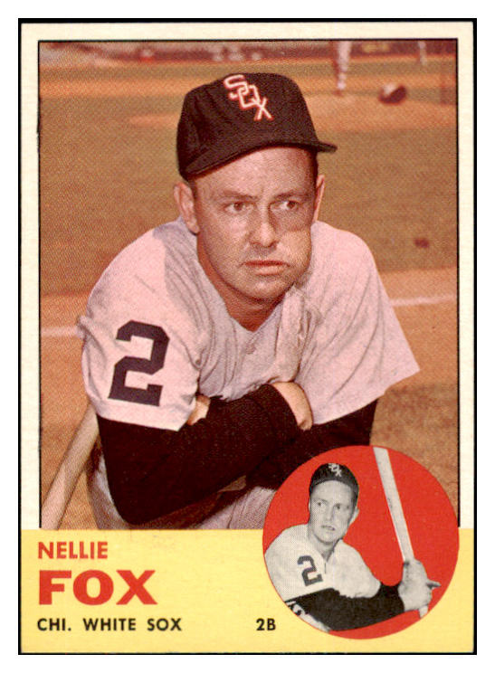 1963 Topps Baseball #525 Nellie Fox White Sox NR-MT 470776
