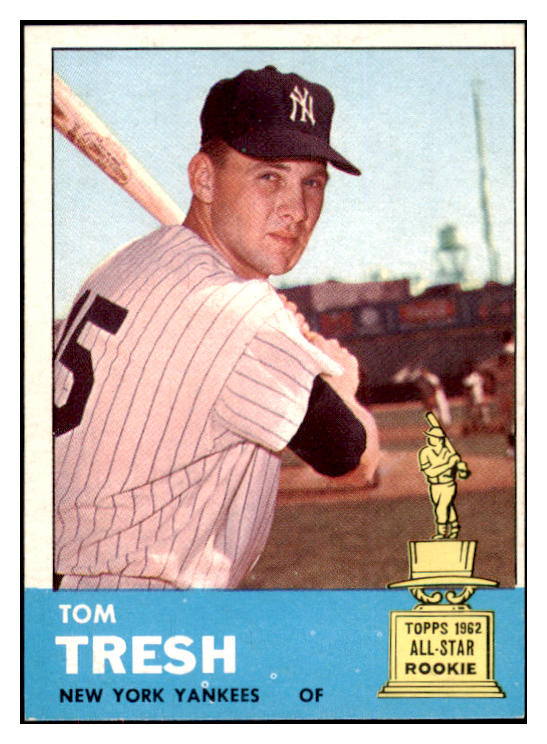 1963 Topps Baseball #470 Tom Tresh Yankees EX-MT 470782