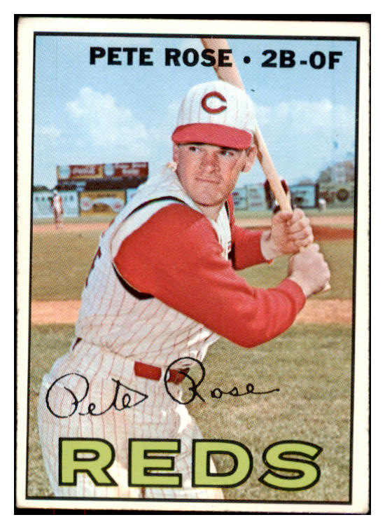 1967 Topps Baseball #430 Pete Rose Reds VG 470790