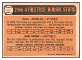 1966 Topps Baseball #568 Paul Lindblad A's NR-MT 470801