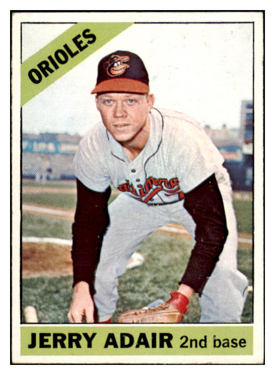 1966 Topps Baseball #533 Jerry Adair Orioles EX 470827