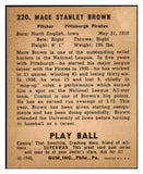 1940 Play Ball #220 Mace Brown Pirates EX-MT 470868