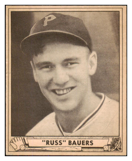 1940 Play Ball #219 Russ Bauers Pirates EX-MT 470874