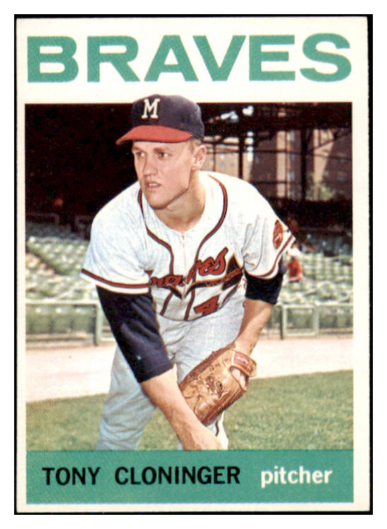 1964 Topps Baseball #575 Tony Cloninger Braves NR-MT 470885