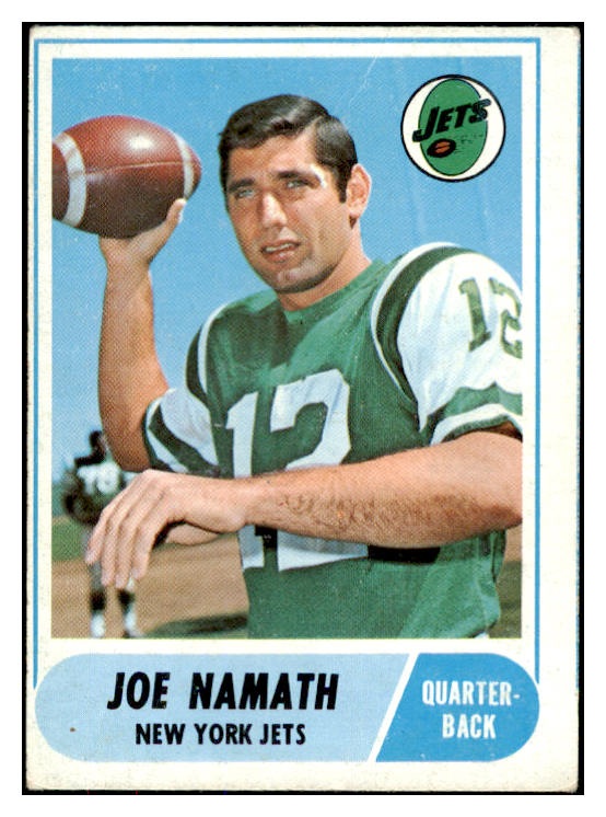 1968 Topps Football #065 Joe Namath Jets GD-VG 470916