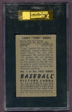1952 Bowman Baseball #001 Yogi Berra Yankees SGC 40 VG 471267