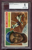 1956 Topps Baseball #101 Roy Campanella Dodgers BVG 6 EX-MT Gray 471269